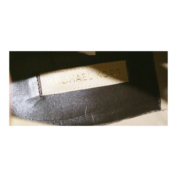 $600 Michael Kors Collection Beth Wedge Booties Boot Rich Suede Brown 37.5 (Z1) - Picture 8 of 8